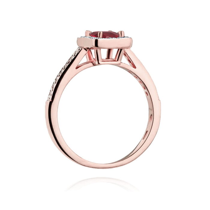 Inel Aur 14k cu Rubin 0.80 ct - Imagine 10