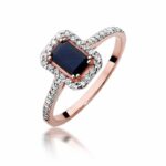 Inel Aur 14k cu Safir 0.60 ct - Imagine 8