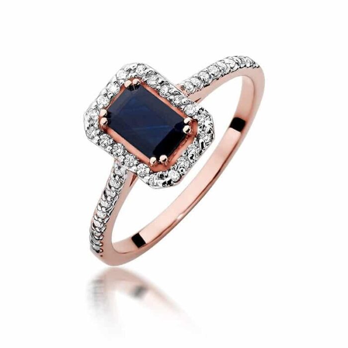Inel Aur 14k cu Safir 0.60 ct - Imagine 8