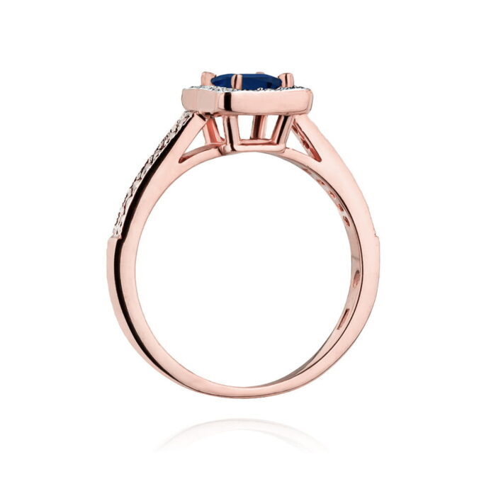 Inel Aur 14k cu Safir 0.60 ct - Imagine 10