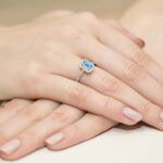Inel Aur 14K W403 Topaz 0.65ct - Imagine 8