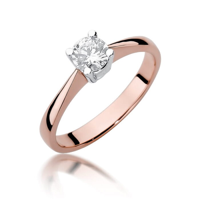 Inel Aur 14k cu Diamant 0.50 ct - Imagine 8