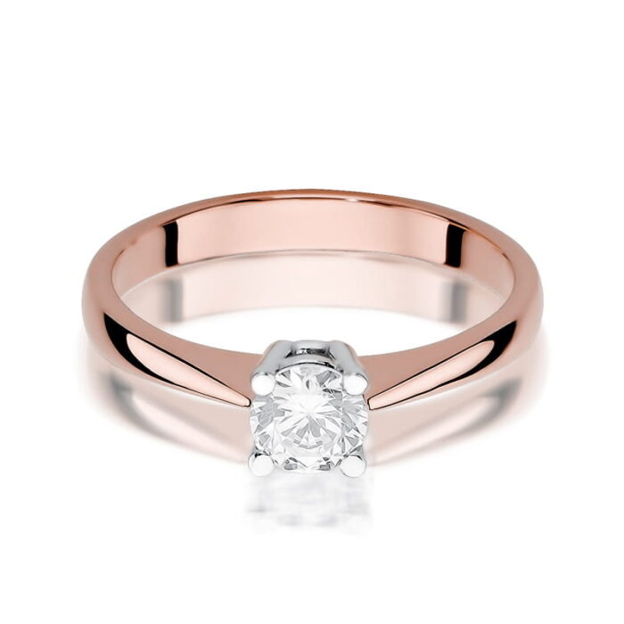 Inel Aur 14k cu Diamant 0.50 ct - Imagine 9