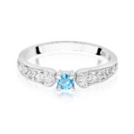 Inel Aur 14K W411 Topaz 0.15ct - Imagine 10