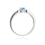 Inel Aur 14K W411 Topaz 0.15ct - Imagine 11