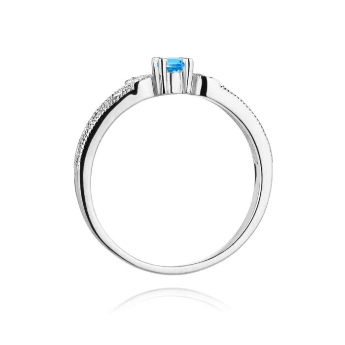 Inel Aur 14K W411 Topaz 0.15ct - Imagine 11