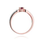Inel Aur 14k cu Rubin 0.15 ct - Imagine 9