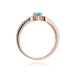 Inel Aur 14K W411 Topaz 0.15ct - Imagine 7