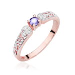 Inel Aur 14K cu Tanzanit 0.15 ct - Imagine 8