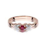Inel Aur 14k cu Rubin 0.15 ct - Imagine 9