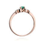 Inel Aur 14K cu Smarald 0.15 ct - Imagine 10