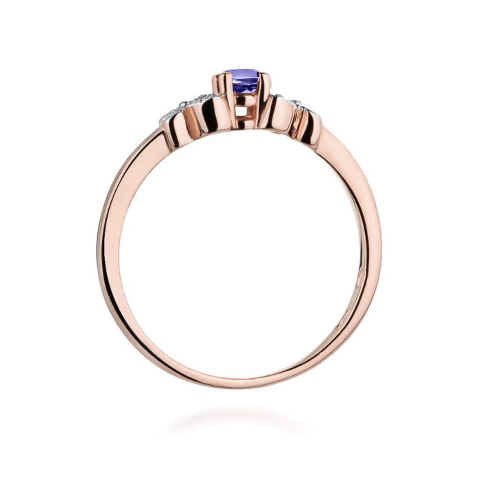 Inel Aur 14K cu Tanzanit 0.15 ct - Imagine 11