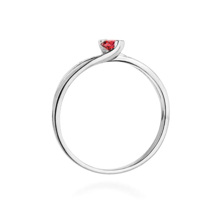 Inel Aur 14k cu Rubin 0.15 ct - Imagine 7