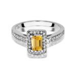 Inel Aur 14K W422 Citrin 0.60ct - Imagine 10