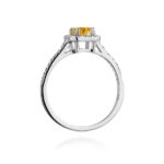 Inel Aur 14K W422 Citrin 0.60ct - Imagine 11