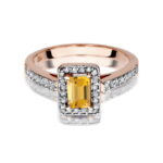 Inel Aur 14K W422 Citrin 0.60ct - Imagine 6