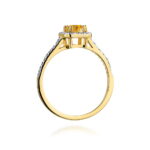 Inel Aur 14K W422 Citrin 0.60ct - Imagine 3