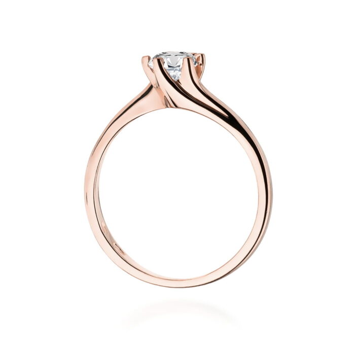 Inel Aur 14k cu Diamant 0.50 ct - Imagine 11