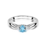 Inel Aur 14K W428 Topaz 0.15ct - Imagine 10