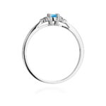 Inel Aur 14K W428 Topaz 0.15ct - Imagine 11