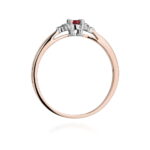 Inel Aur 14k cu Rubin 0.15 ct - Imagine 10