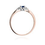 Inel Aur 14k cu Safir 0.15 ct - Imagine 10