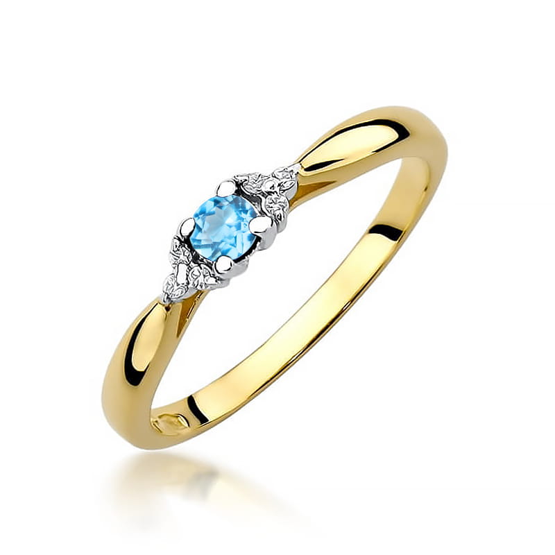 W428-Z-585-T0.15_1.jpg Inel Aur 14K W428 Topaz 0.15ct - Imagine 1