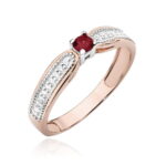 Inel Aur 14k cu Rubin 0.15 ct - Imagine 9
