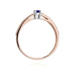 Inel Aur 14K cu Tanzanit 0.15 ct - Imagine 9