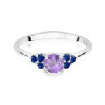 Inel Aur 14K W451 Ametist 0.50ct - Imagine 10