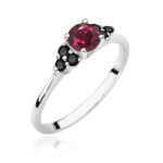 Inel Aur 14K W451 Rodolit 0.60ct - Imagine 9