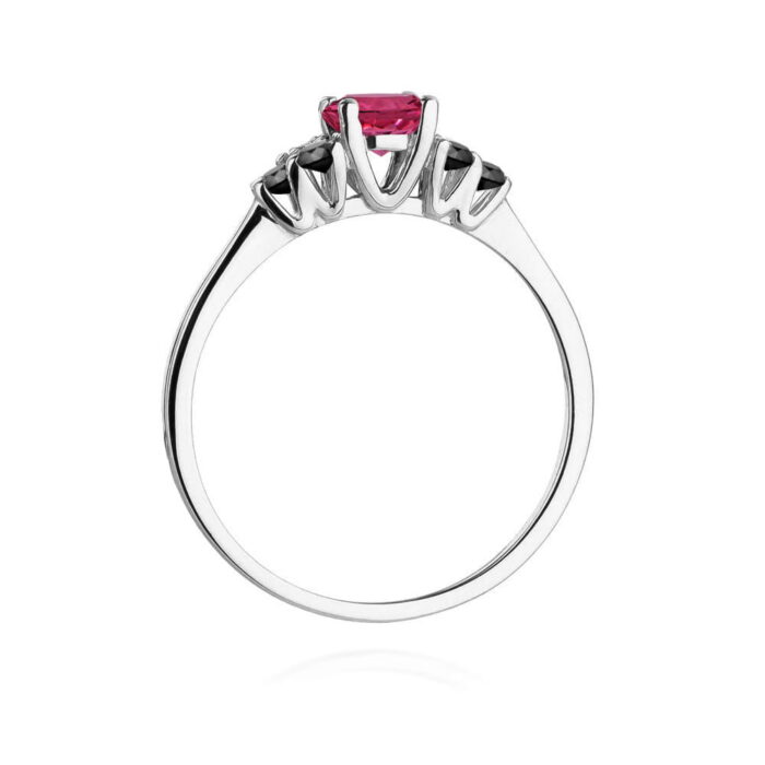 Inel Aur 14K W451 Rodolit 0.60ct - Imagine 11