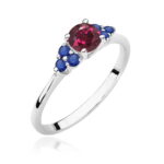 Inel Aur 14K W451 Rodolit 0.60ct - Imagine 9