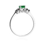 Inel Aur 14K W451 Smarald 0.50ct - Imagine 11