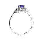 Inel Aur 14k cu Tanzanit 0.50 ct - Imagine 7