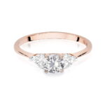 Inel Aur 14K W451 Safir Alb 0.60ct - Imagine 10