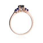 Inel Aur 14K W451 Diamant Negru 0.50ct - Imagine 7