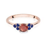 Inel Aur 14K W451 Granat 0.60ct - Imagine 6