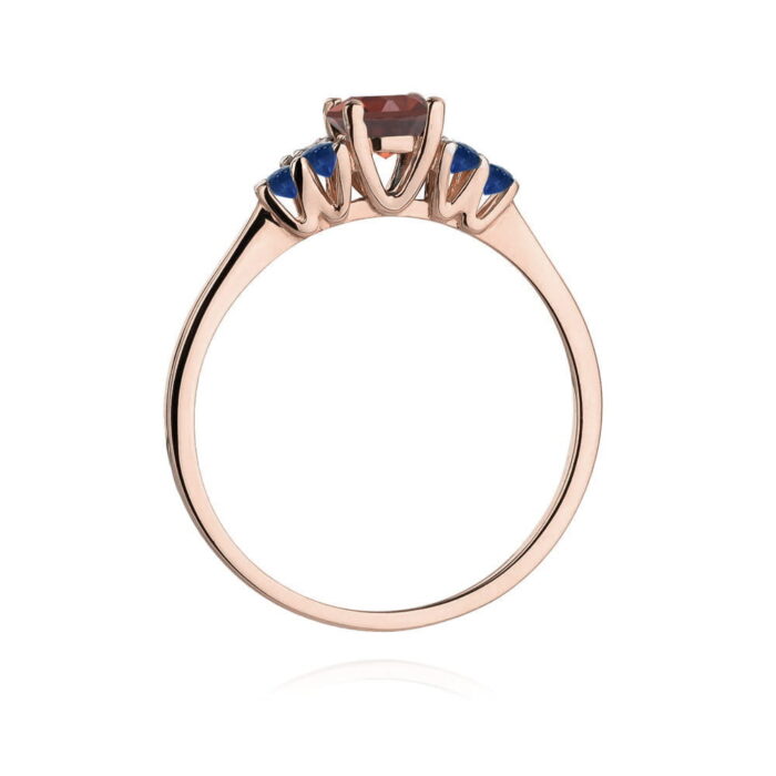 Inel Aur 14K W451 Granat 0.60ct - Imagine 7