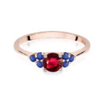 Inel Aur 14K W451 Rubin 0.60ct - Imagine 6
