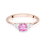 Inel Aur 14K W451 Topaz Roz 0.60ct - Imagine 6