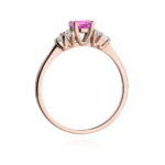 Inel Aur 14K W451 Topaz Roz 0.60ct - Imagine 7