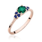 Inel Aur 14K W451 Smarald 0.50ct - Imagine 5