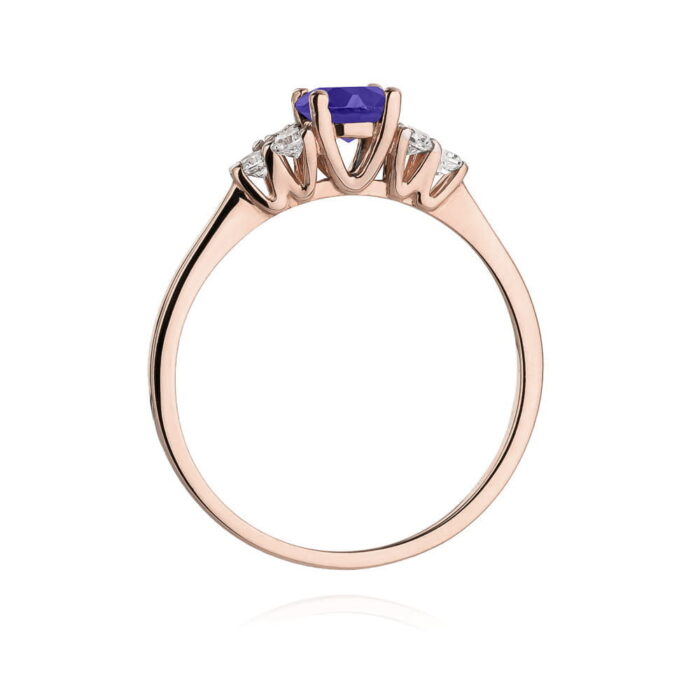 Inel Aur 14k cu Tanzanit 0.50 ct - Imagine 11