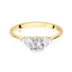 Inel Aur 14K W451 Safir Alb 0.60ct - Imagine 6