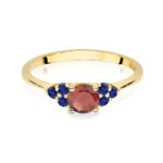 Inel Aur 14K W451 Granat 0.60ct - Imagine 2