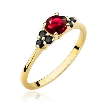 Inel Aur 14K W451 Rubin 0.60ct
