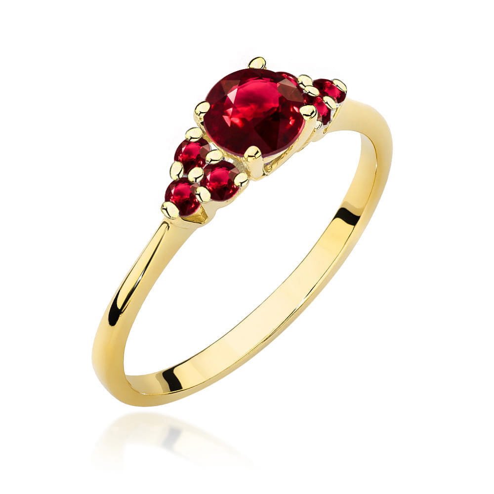 W451-Z-585-R0.60R_1.jpg Inel Aur 14K W451 Rubin 0.60ct - Imagine 1