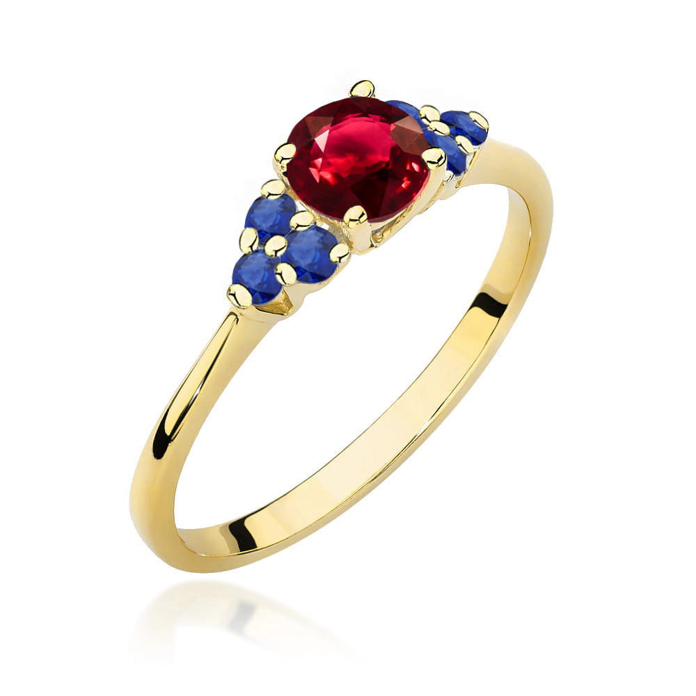 W451-Z-585-R0.60S_1.jpg Inel Aur 14K W451 Rubin 0.60ct - Imagine 1
