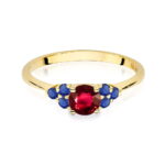 Inel Aur 14K W451 Rubin 0.60ct - Imagine 2
